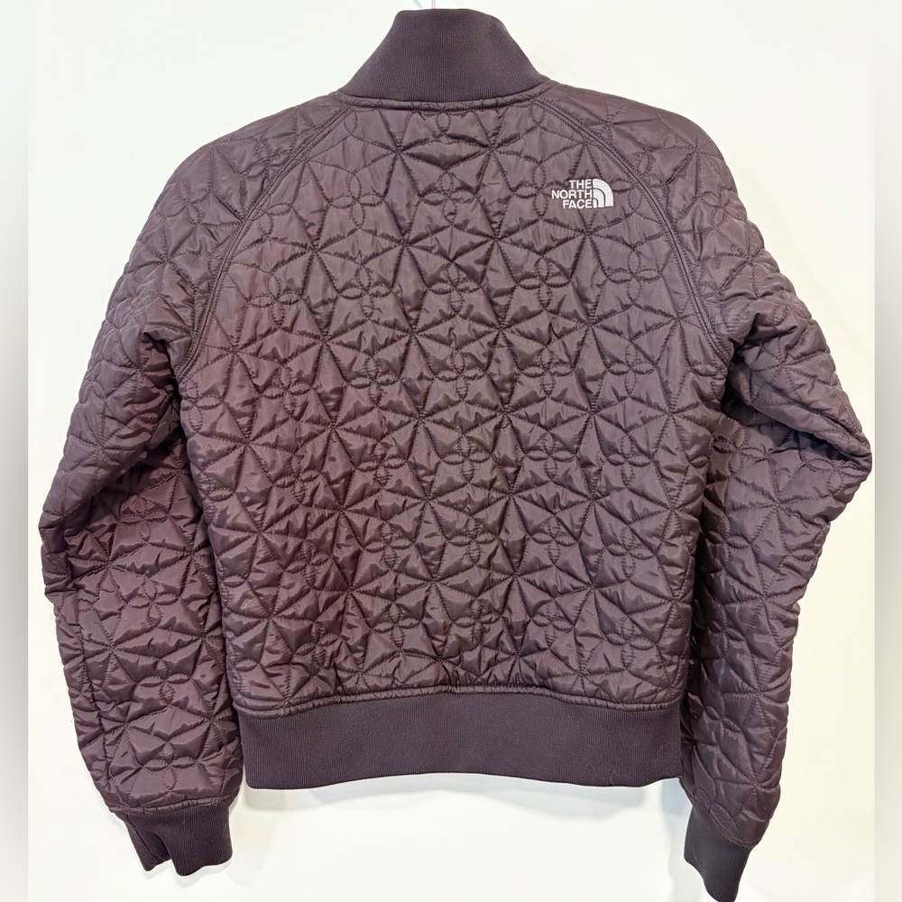 The North Face Women's Cropped Quilted Jacket in Purple | Women’s Size Medium - Picture 4 of 4